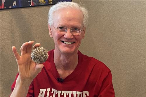 Altitude Elementary virtual volunteer Larry Smith 